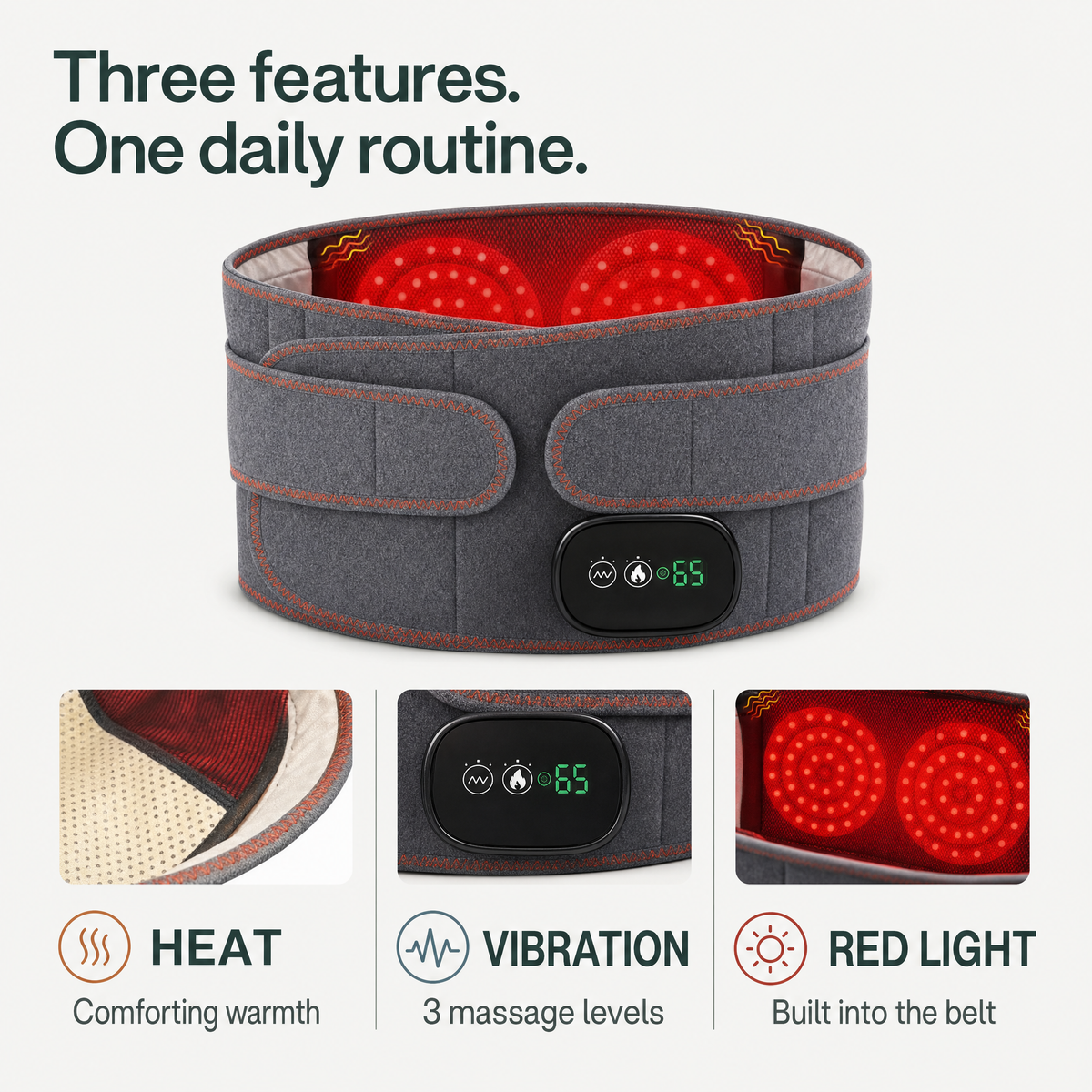 OrthoHeat Heat & Massage Belt©
